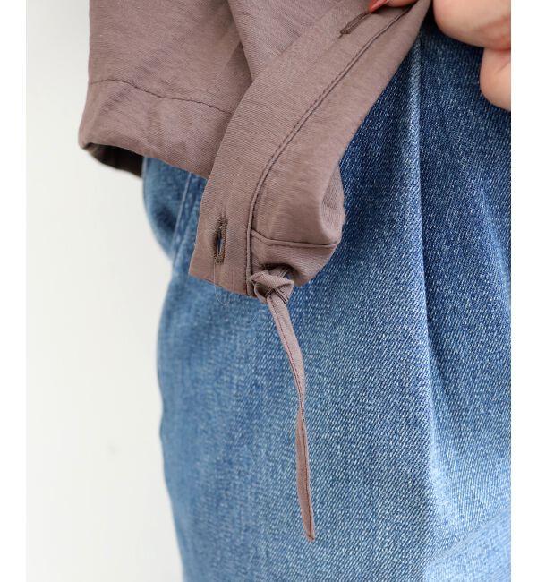  「《手洗い可能》ヴィンテージライクドロストブラウス」|シャツ・ブラウス|