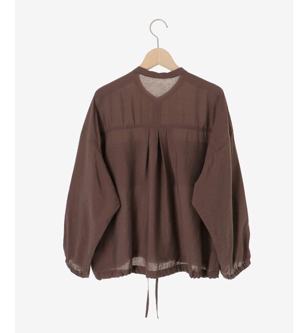  「《手洗い可能》ヴィンテージライクドロストブラウス」|シャツ・ブラウス|