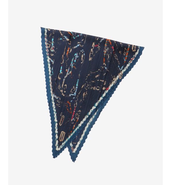  「《WEB限定アイテム》ビットプリントプリーツスカーフ」|バンダナ・スカーフ|