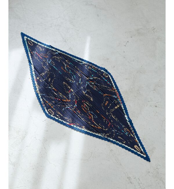  「《WEB限定アイテム》ビットプリントプリーツスカーフ」|バンダナ・スカーフ|