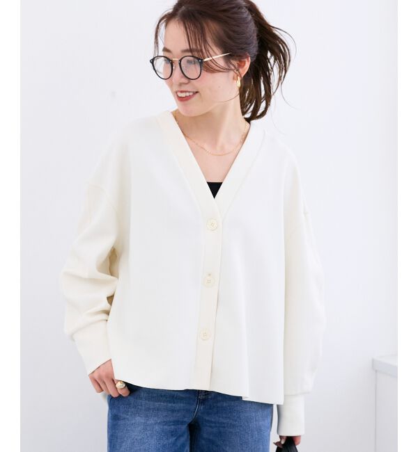  「カットジョーゼットカーデ」|カーディガン|