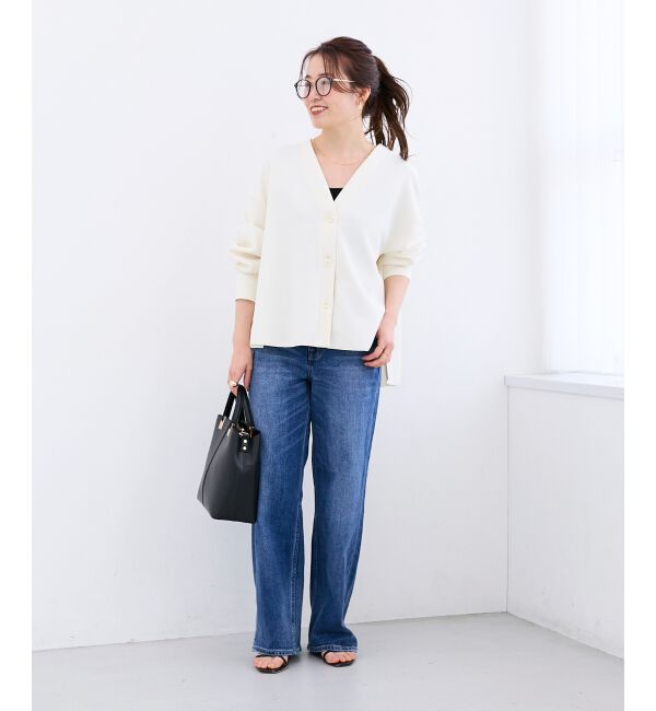  「カットジョーゼットカーデ」|カーディガン|