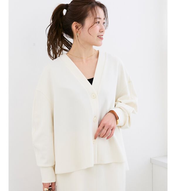  「カットジョーゼットカーデ」|カーディガン|