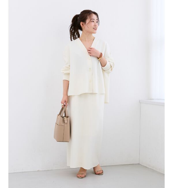  「カットジョーゼットカーデ」|カーディガン|