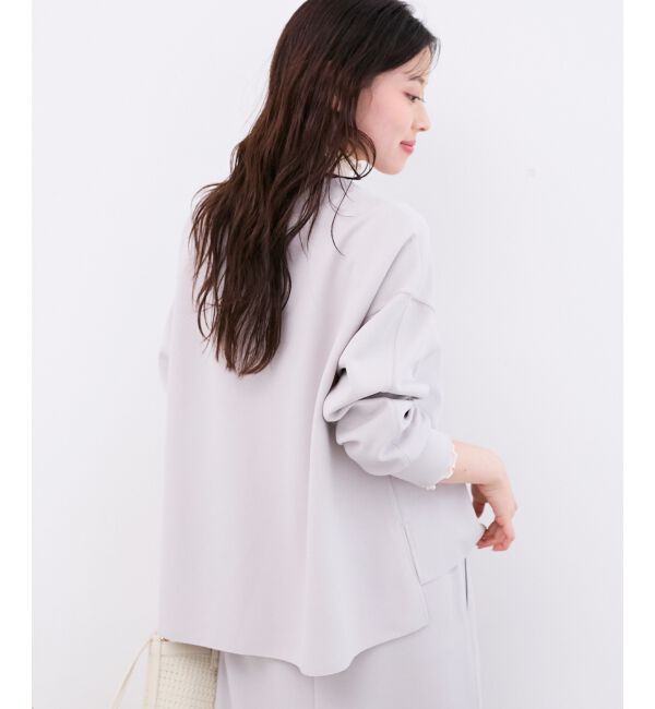  「カットジョーゼットカーデ」|カーディガン|