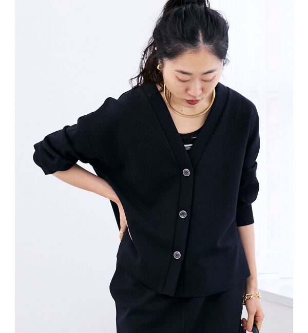  「カットジョーゼットカーデ」|カーディガン|