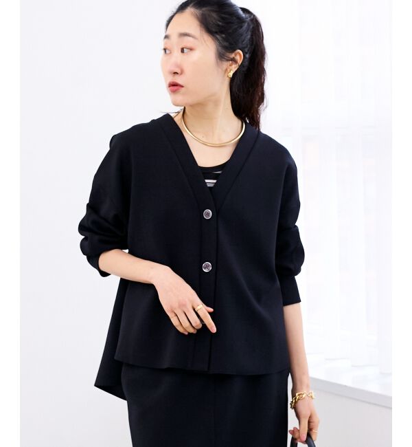  「カットジョーゼットカーデ」|カーディガン|