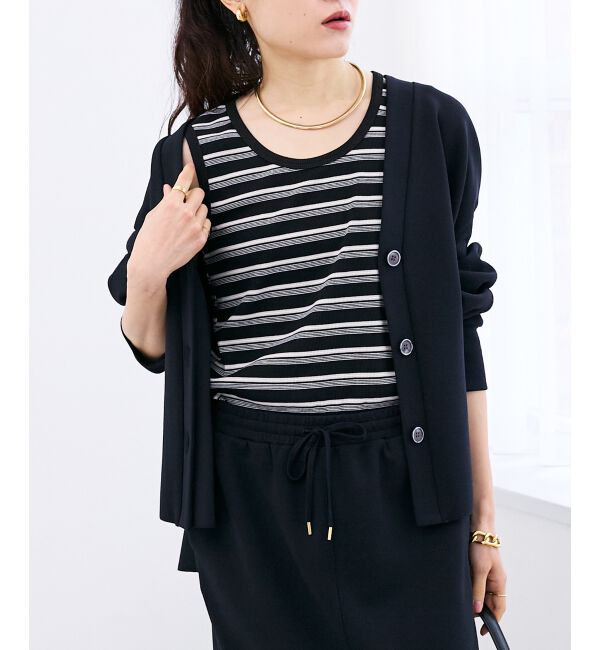  「カットジョーゼットカーデ」|カーディガン|