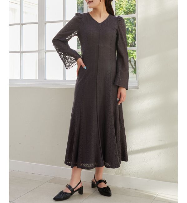 MAJESTICLEGON「レースロングワンピース」|ワンピース|