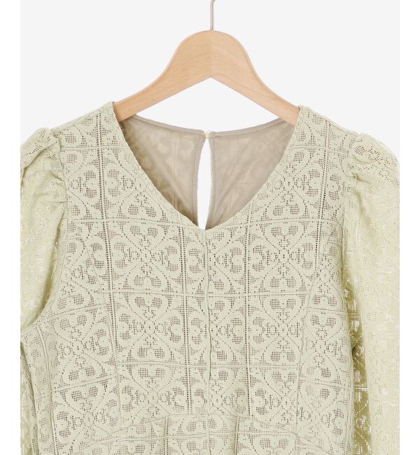 MAJESTICLEGON「レースロングワンピース」|ワンピース|