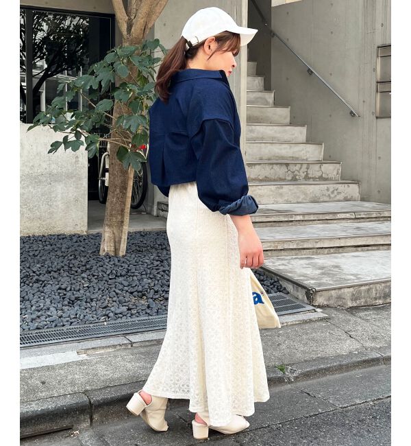 MAJESTICLEGON「レースロングワンピース」|ワンピース|