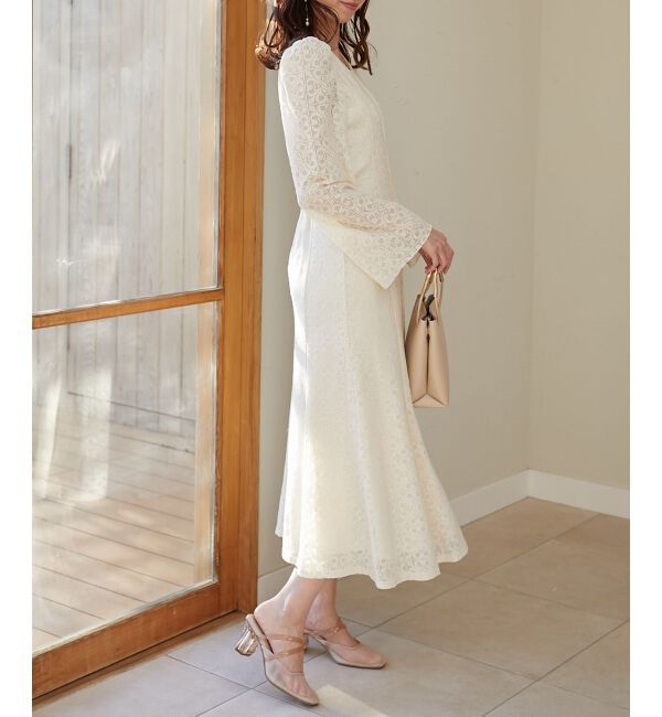 MAJESTICLEGON「レースロングワンピース」|ワンピース|