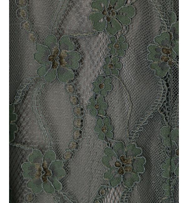 MAJESTICLEGON「パイピングモールレースドレス」|ドレス|