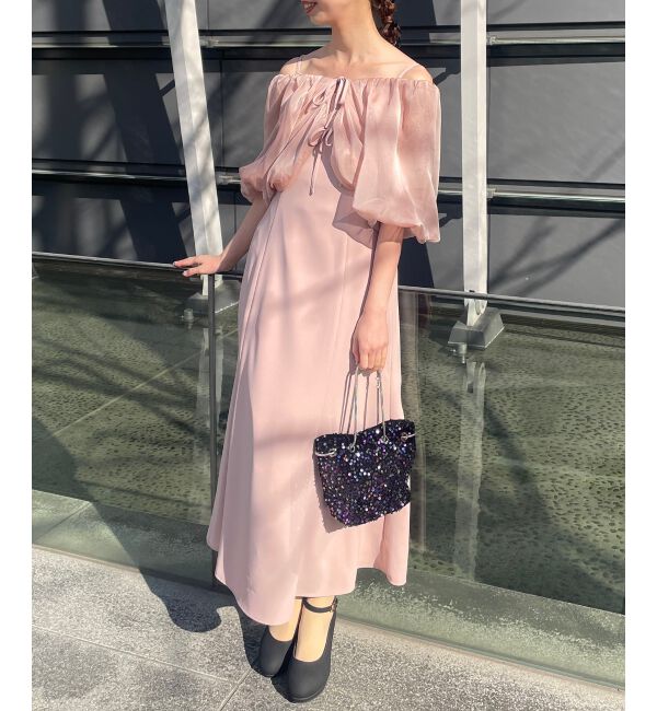 MAJESTICLEGON「2wayシフォンボレロセットドレス」|ドレス|