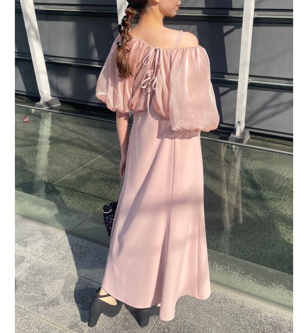 MAJESTICLEGON「2wayシフォンボレロセットドレス」|ドレス|