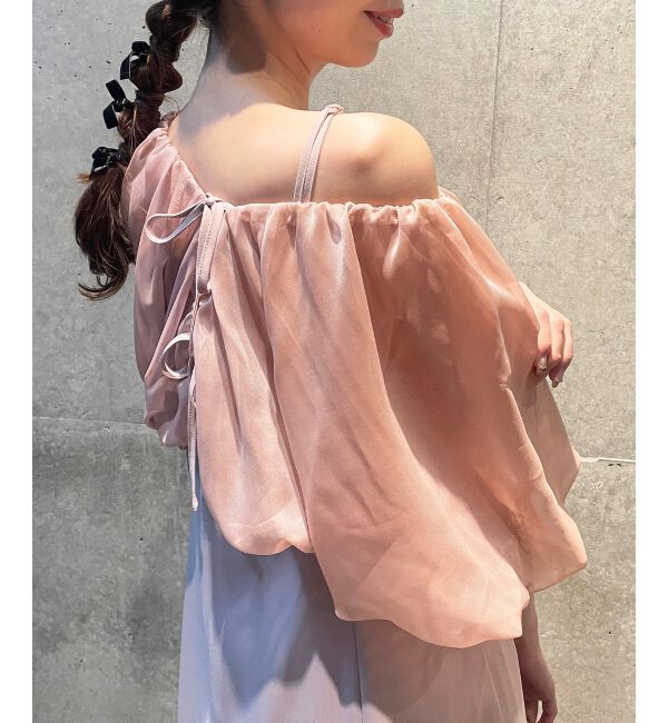 MAJESTICLEGON「2wayシフォンボレロセットドレス」|ドレス|