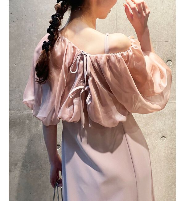 MAJESTICLEGON「2wayシフォンボレロセットドレス」|ドレス|