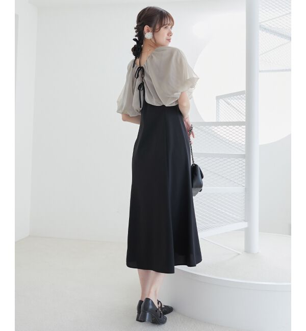 MAJESTICLEGON「2wayシフォンボレロセットドレス」|ドレス|