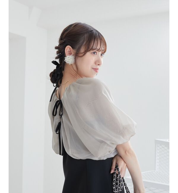 MAJESTICLEGON「2wayシフォンボレロセットドレス」|ドレス|