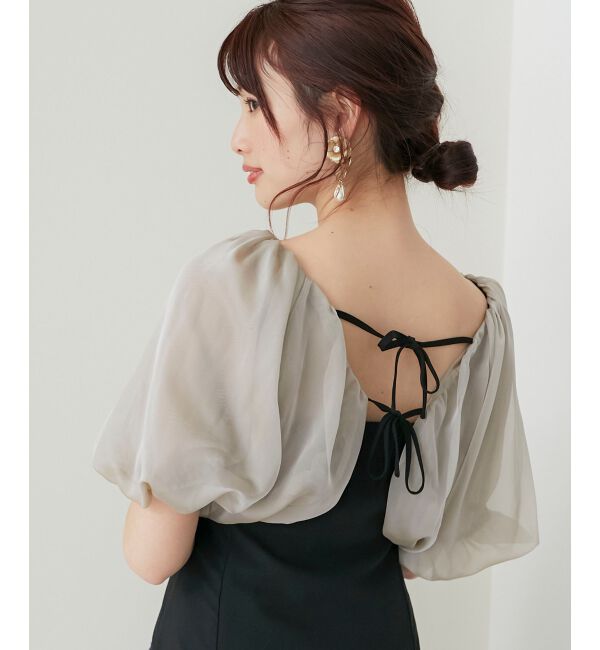 MAJESTICLEGON「2wayシフォンボレロセットドレス」|ドレス|