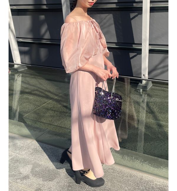 MAJESTICLEGON「2wayシフォンボレロセットドレス」|ドレス|