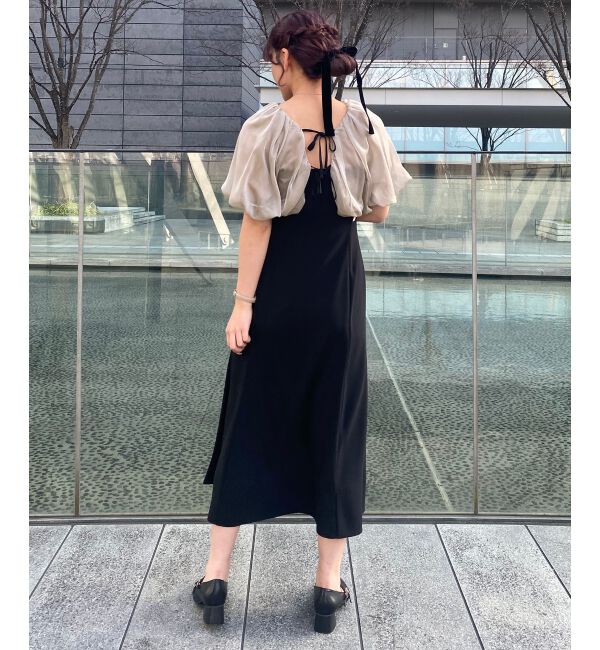 MAJESTICLEGON「2wayシフォンボレロセットドレス」|ドレス|