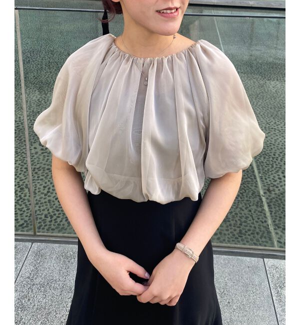 MAJESTICLEGON「2wayシフォンボレロセットドレス」|ドレス|