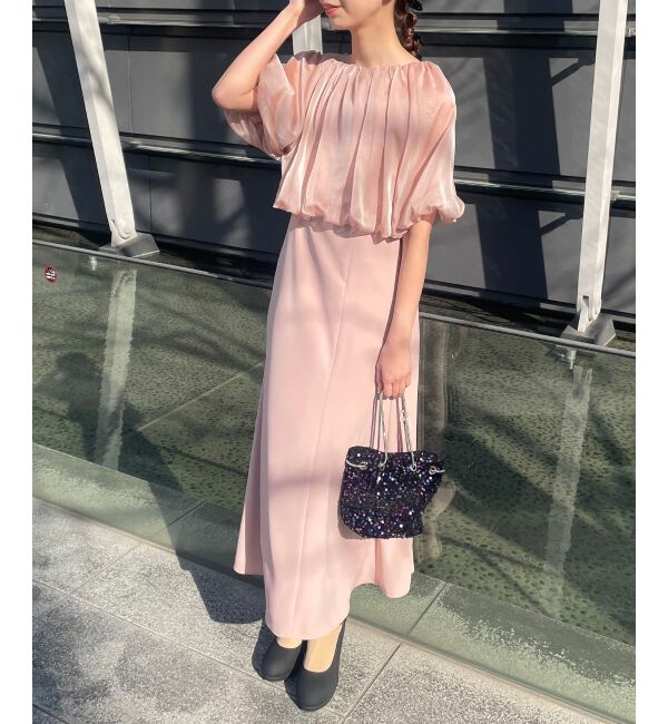 MAJESTICLEGON「2wayシフォンボレロセットドレス」|ドレス|