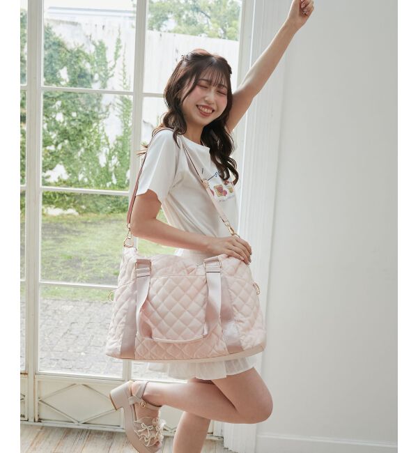  「キルティングトラベルボストン」|ボストンバッグ|