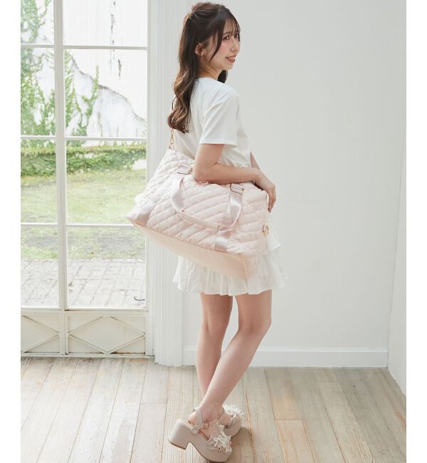  「キルティングトラベルボストン」|ボストンバッグ|