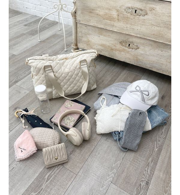  「キルティングトラベルボストン」|ボストンバッグ|