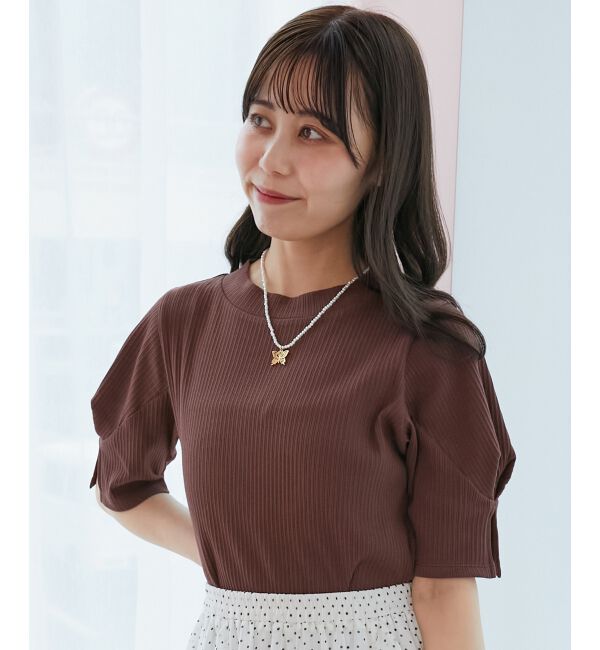  「タックスリーブトップス」|Tシャツ・カットソー|