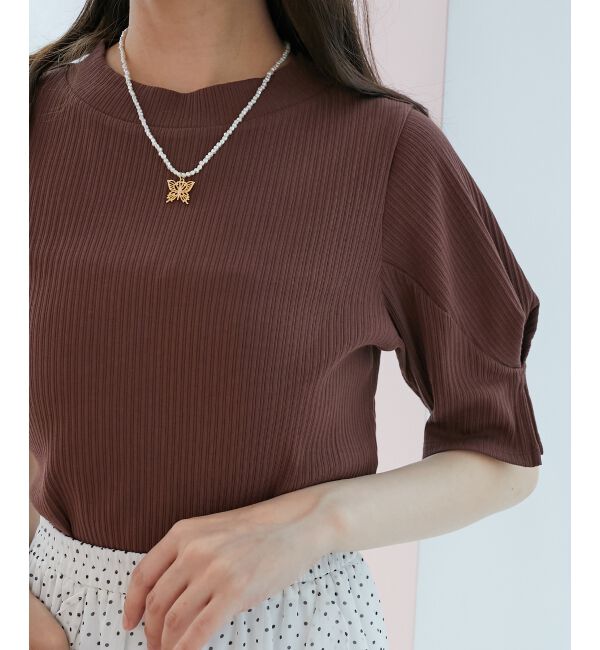  「タックスリーブトップス」|Tシャツ・カットソー|