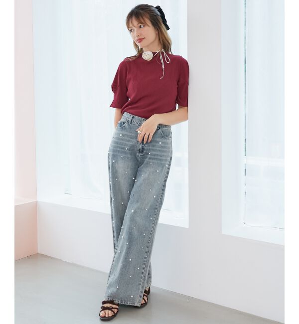  「タックスリーブトップス」|Tシャツ・カットソー|