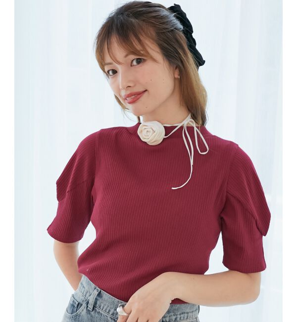  「タックスリーブトップス」|Tシャツ・カットソー|