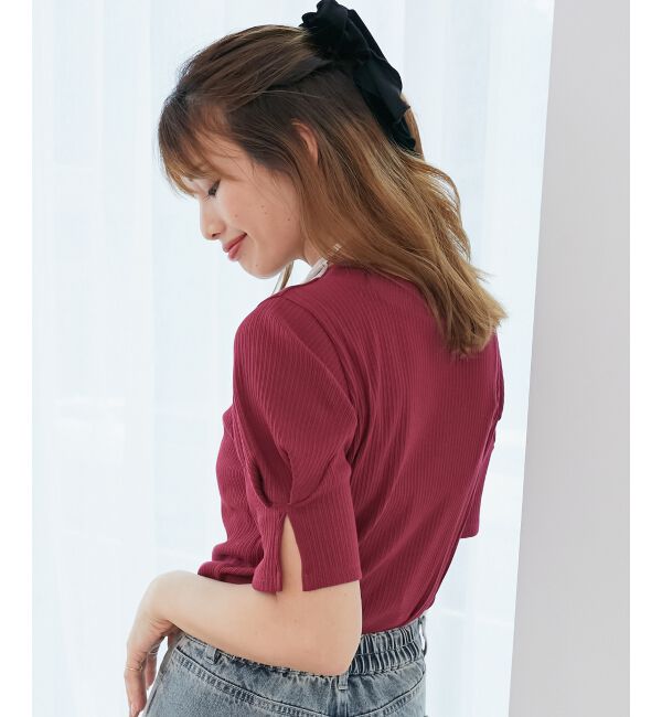  「タックスリーブトップス」|Tシャツ・カットソー|