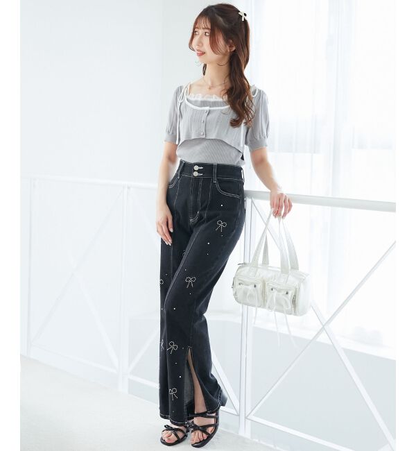  「バリエーションスリットデニム」|デニム|