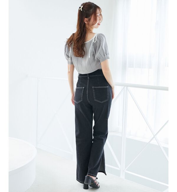  「バリエーションスリットデニム」|デニム|