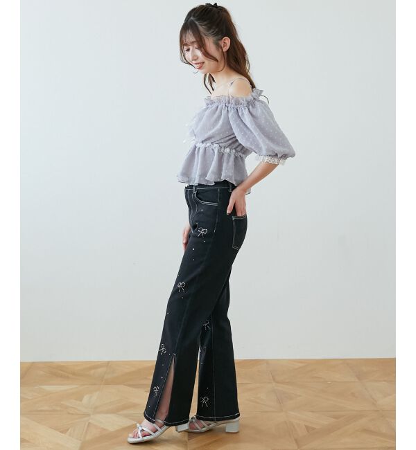  「バリエーションスリットデニム」|デニム|