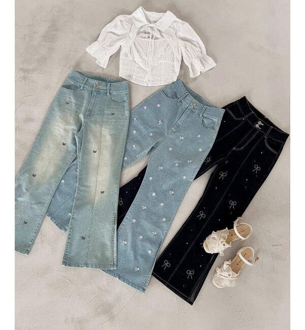  「バリエーションスリットデニム」|デニム|