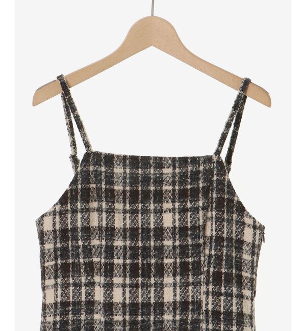  「チェックマーメイドキャミワンピース」|ワンピース|
