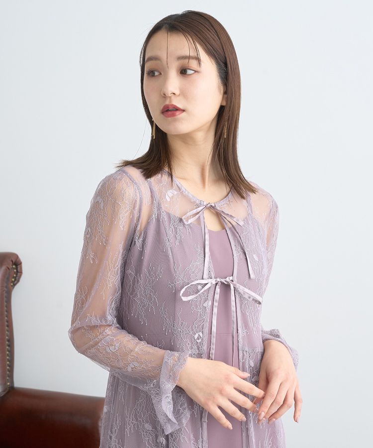 earth music&ecology「SET2点レースワンピース＋キャミワンピース」|ワンピース|