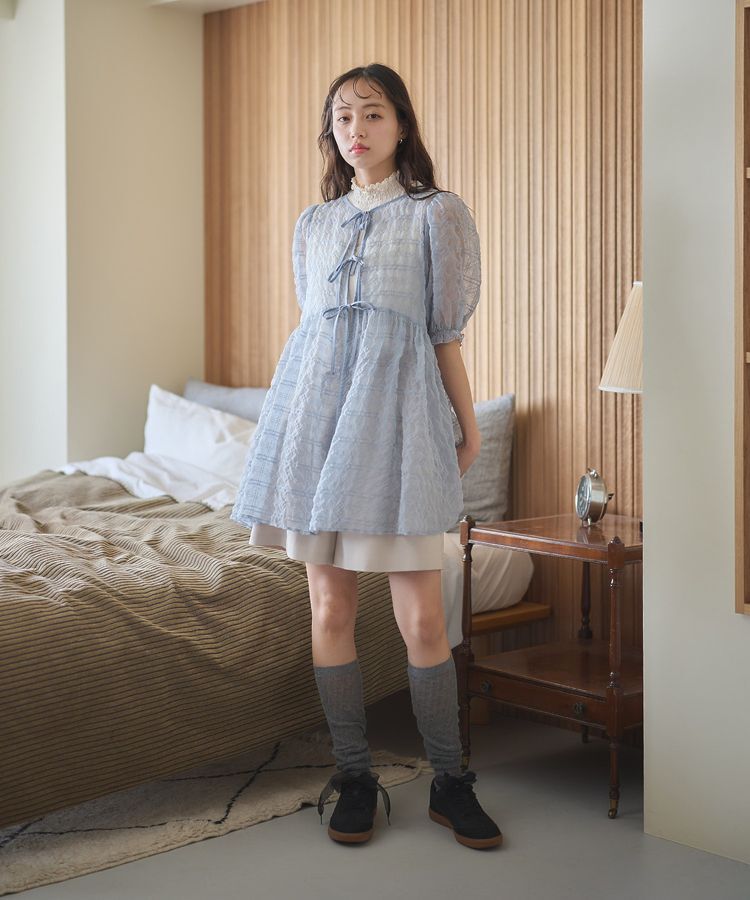 earth music&ecology「レースドッキングタンクトップ」|キャミソール|