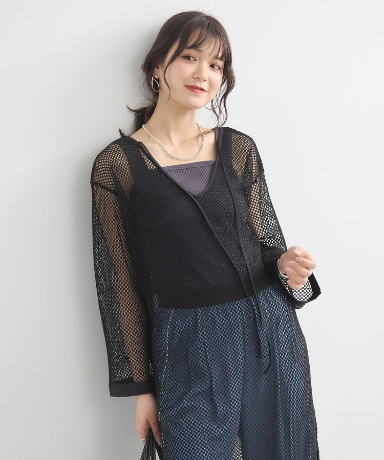 earth music&ecology「メッシュレイヤードワンピース」|ワンピース|