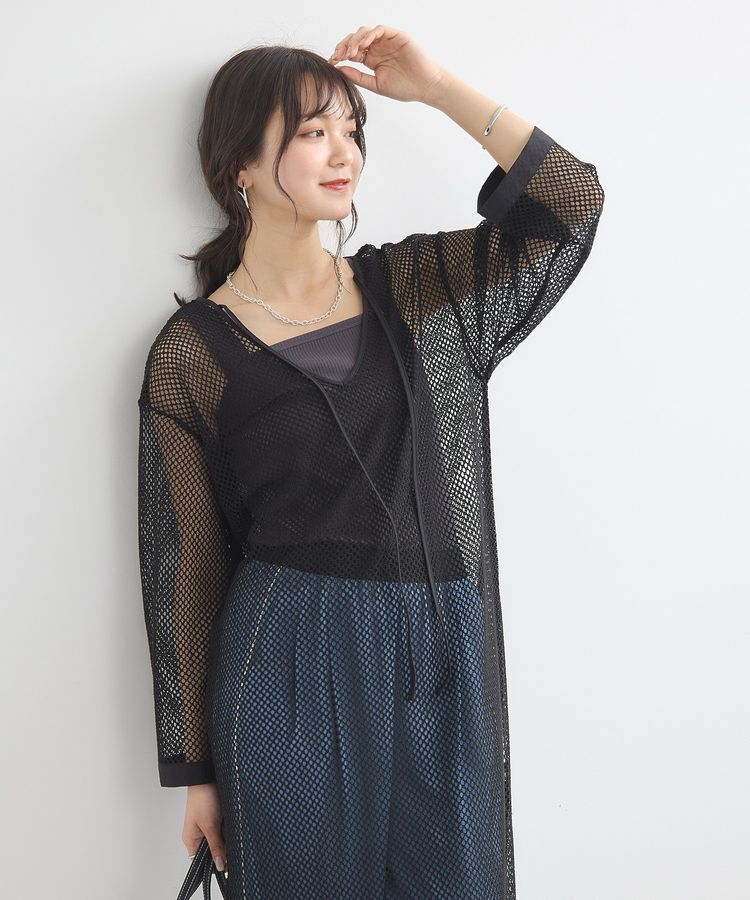 earth music&ecology「メッシュレイヤードワンピース」|ワンピース|