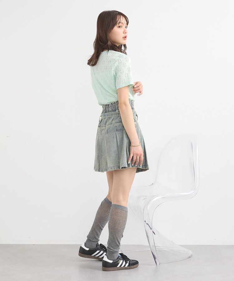 earth music&ecology「フラワーレースプルオーバー」|Tシャツ・カットソー|