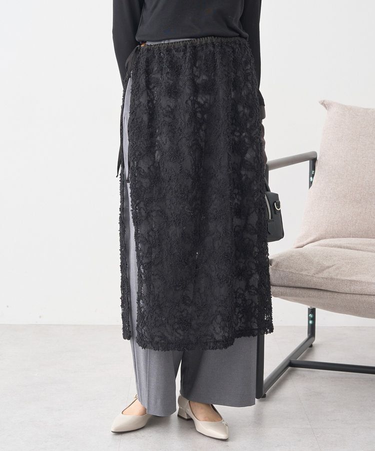 earth music&ecology「モールレースラップスカート」|スカート|