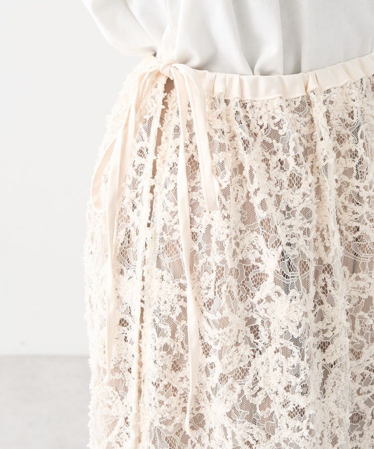 earth music&ecology「モールレースラップスカート」|スカート|