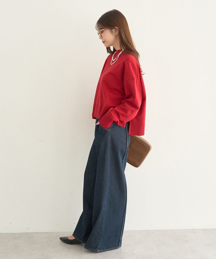 earth music&ecology「選べる丈ハイネックニット」|ニット・セーター|