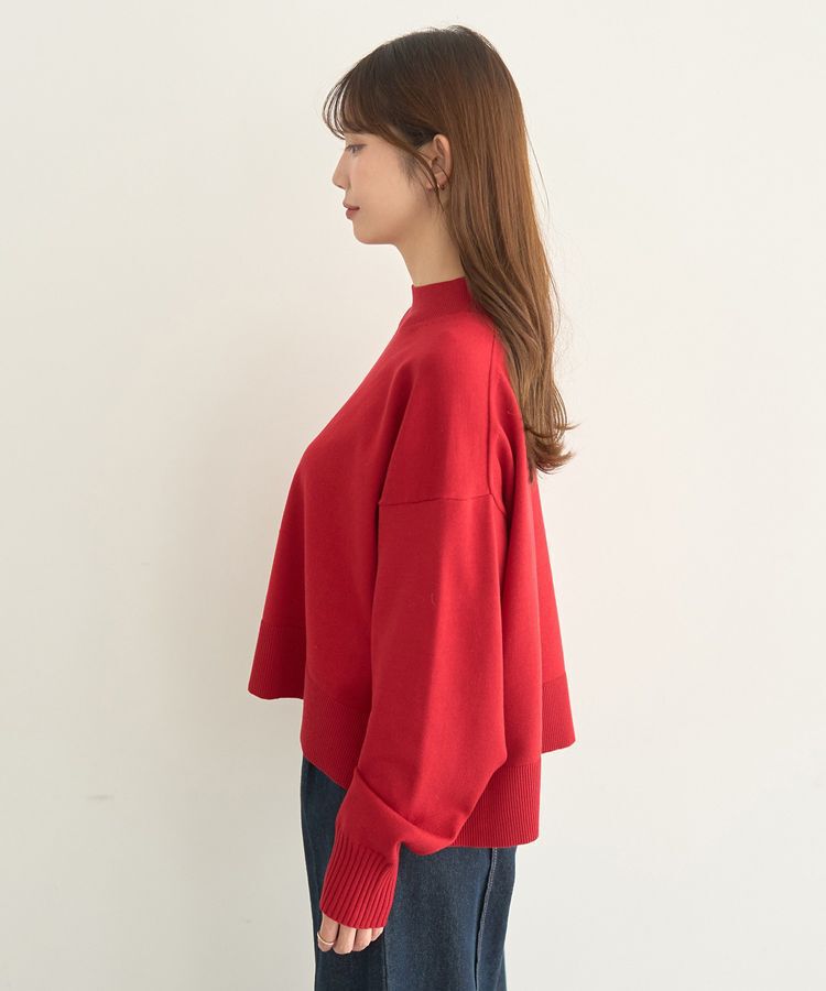 earth music&ecology「選べる丈ハイネックニット」|ニット・セーター|